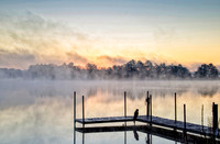 Sunrise on Oldham Pond 2017
