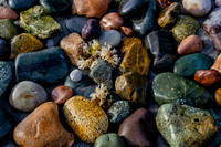 Colored Beach Rocks