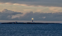 Boston Lighthouse at Sunset, Hull, MA