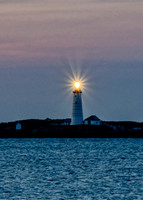Boston Lighthouse with Starburst, Hull, MA